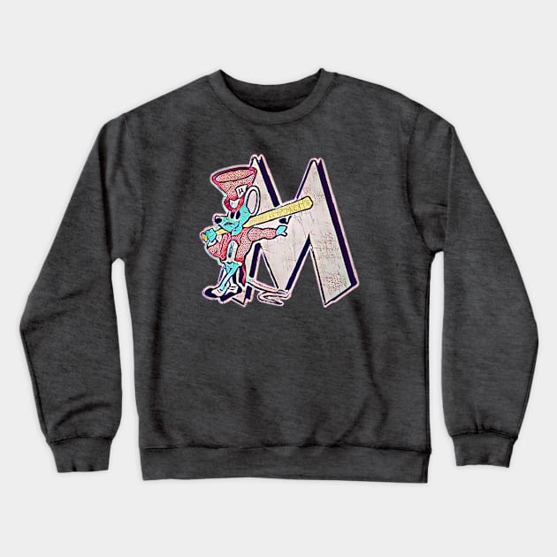 Madison Hatters Baseball Crewneck Sweatshirt by Kitta’s Shop